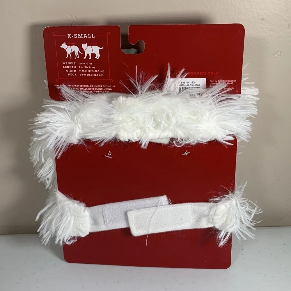 NWT Pet Snow Monster Frontal Headpiece  Costume - XS